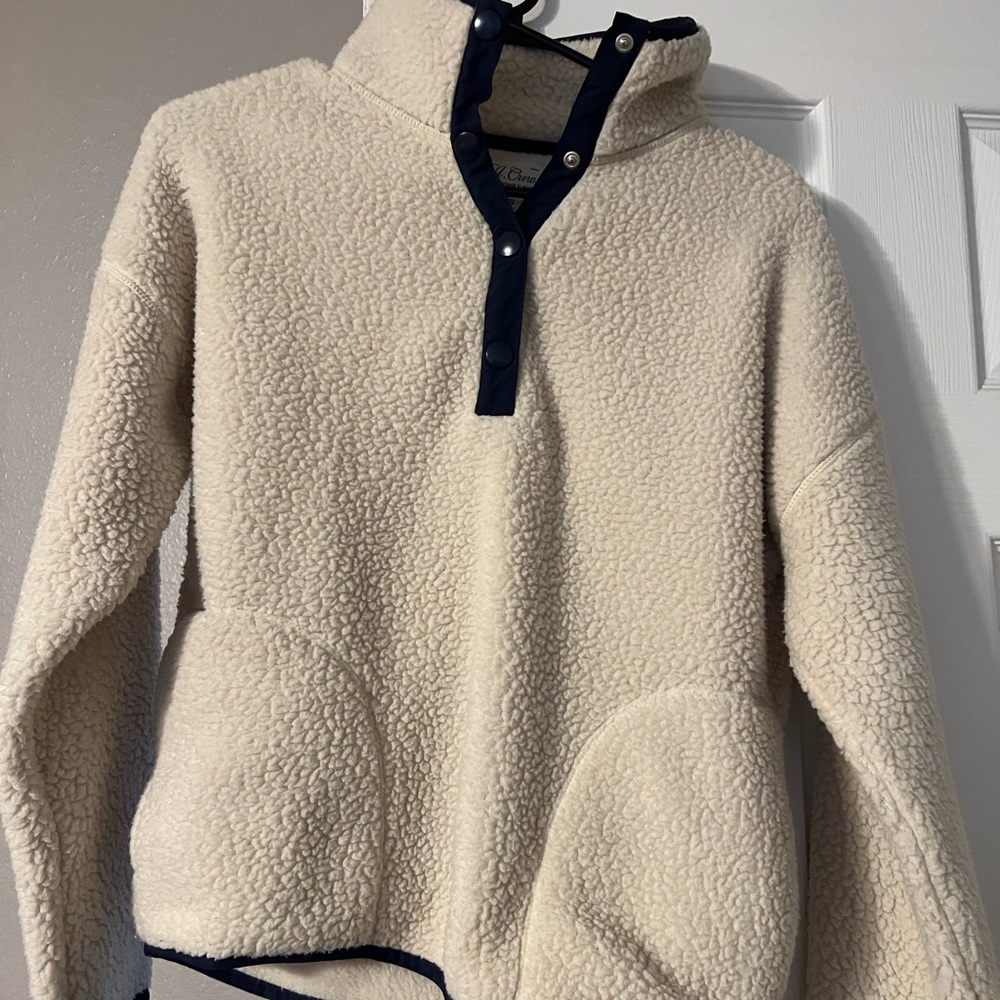 J. crew fleece jacket